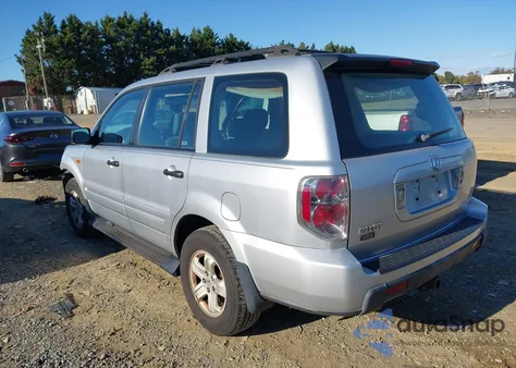 2006 Honda Pilot Lx из США, поврежденный, VIN 5FNYF28136B002930